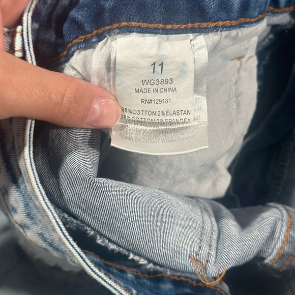 High waisted two tone shorts - Picture 3 of 3